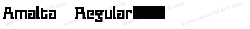 Amalta Regular字体转换